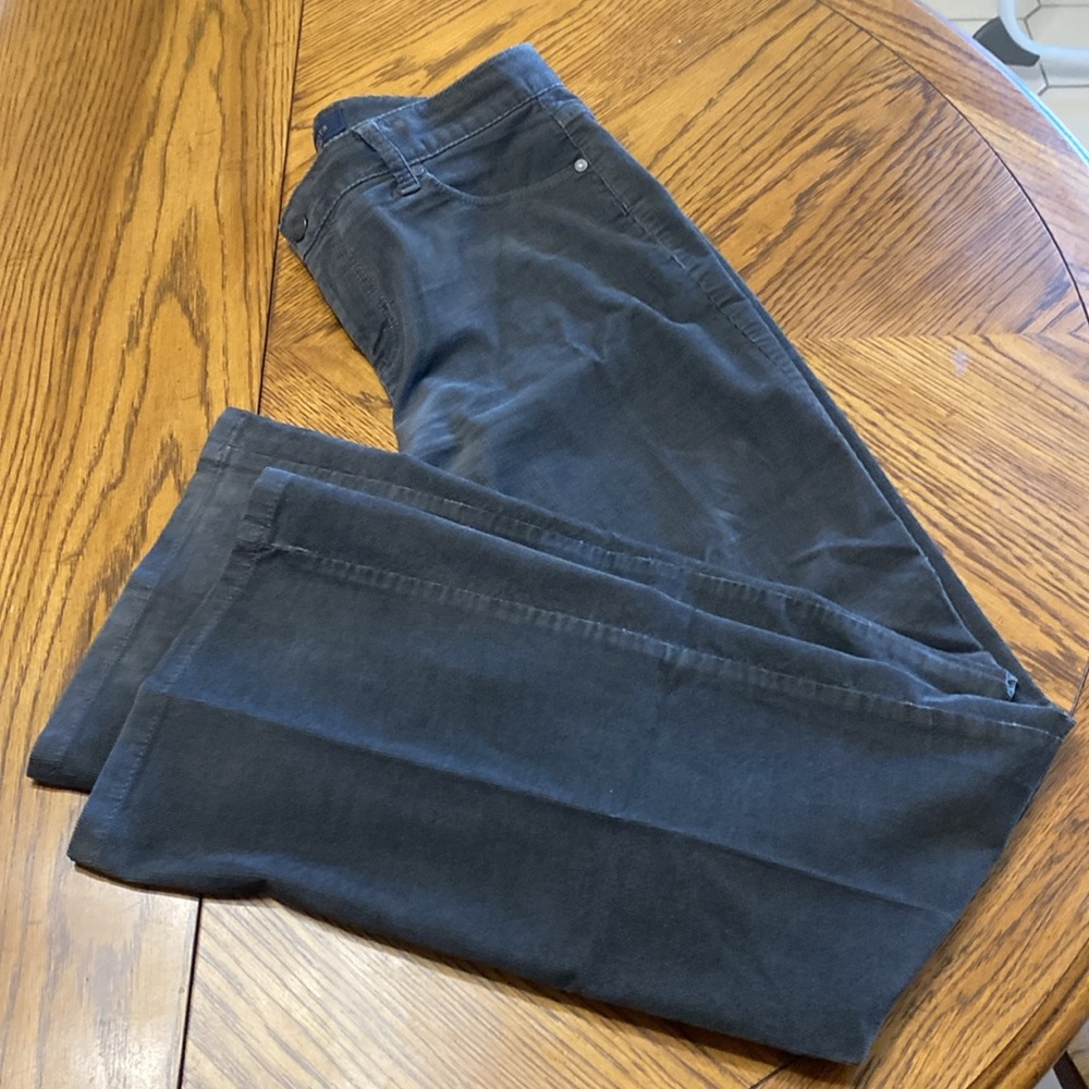 Women’s Grey Corduroy Bootcut Jeans